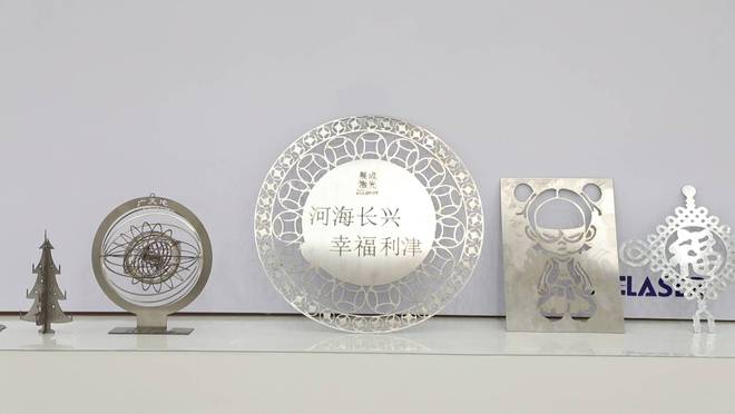 BD半岛官网利津：钢上做画 铁上写生 激光切割装备走俏外洋(图2)